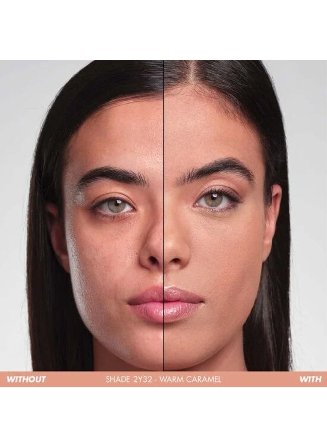 ميك اب فور ايفر بودرة أساس ميك أب فور إيفر - لون الكراميل الدافئ 2Y32 + باليت كريم أساس ألترا إتش دي متعدد الألوان + هدايا - Image 2